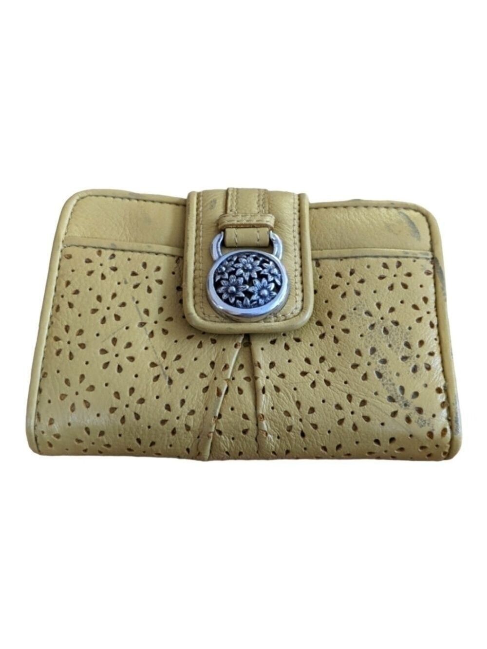 BRIGHTON Yellow floral Wallet